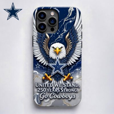Dallas Cowboys | Premium NFL 250 Years Of America Freedom Luxury Phone Case