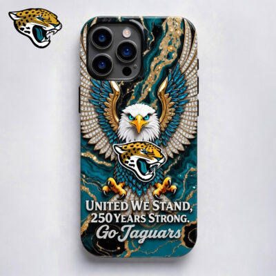 Jacksonville Jaguars | Premium NFL 250 Years Of America Freedom Luxury Phone Case