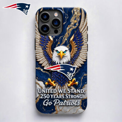 New England Patriots | Premium NFL 250 Years Of America Freedom Luxury Phone Case