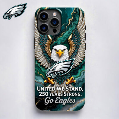 Philadelphia Eagles | Premium NFL 250 Years Of America Freedom Luxury Phone Case