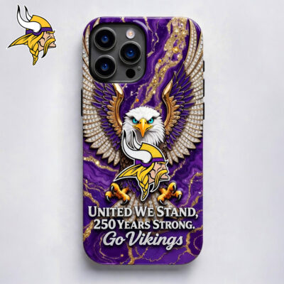 Minnesota Vikings | Premium NFL 250 Years Of America Freedom Luxury Phone Case