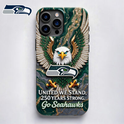 Seattle Seahawks | Premium NFL 250 Years Of America Freedom Luxury Phone Case