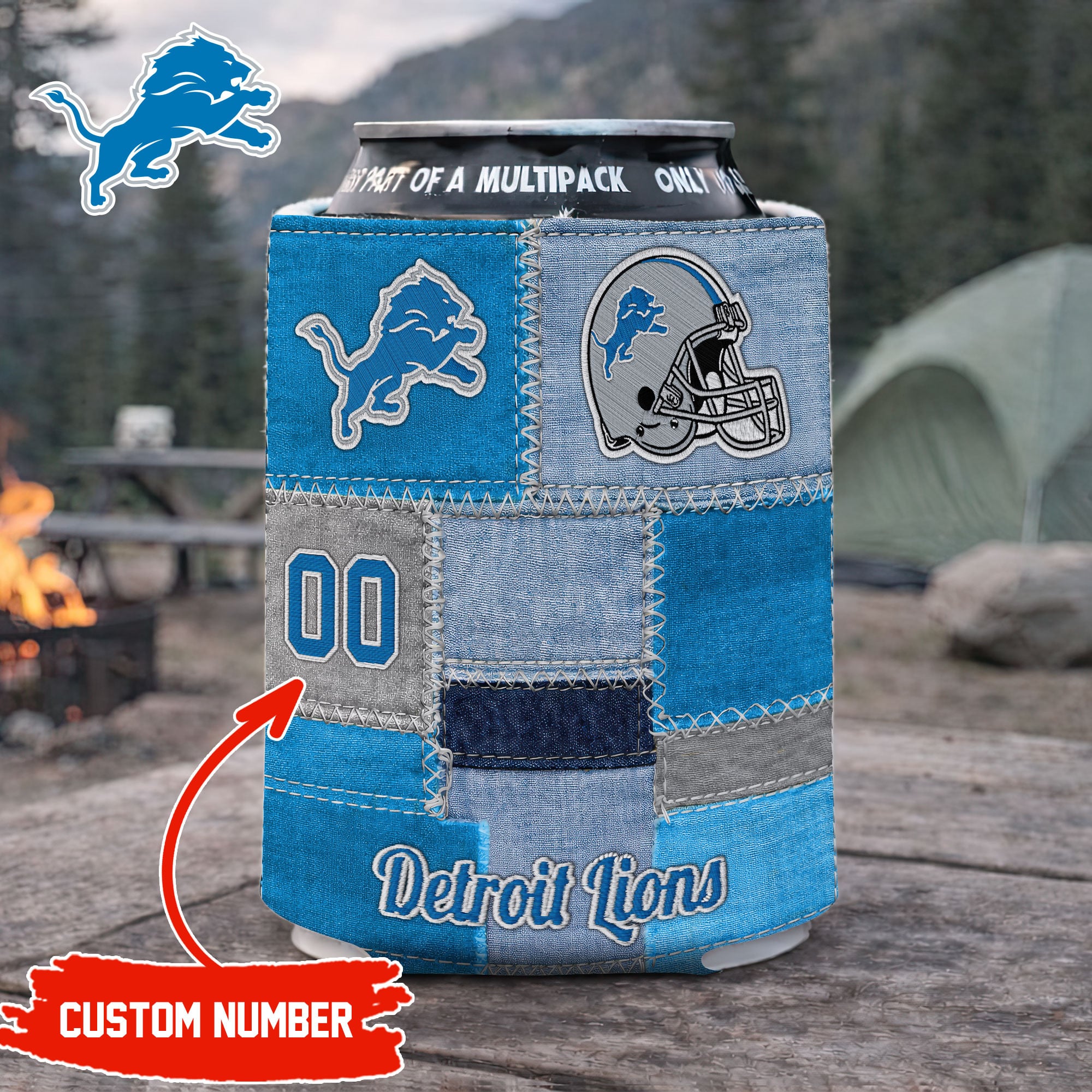 Detroit Lions | Premium NFL Game Day Can Koozie