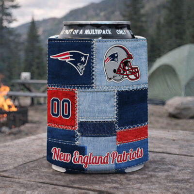 Alternative view of New England Patriots | Premium NFL Game Day Can Koozie