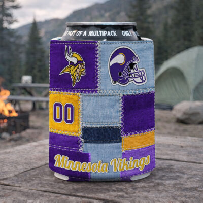 Alternative view of Minnesota Vikings | Premium NFL Game Day Can Koozie