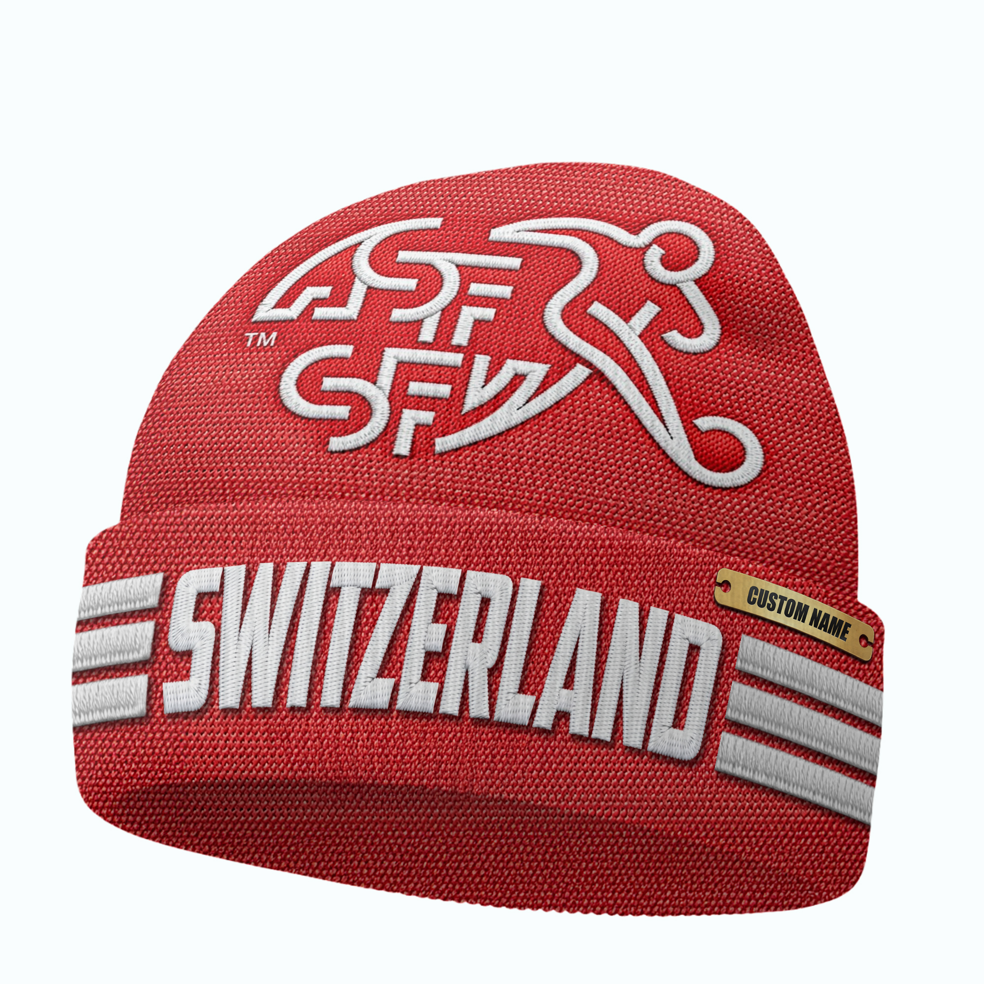 Switzerland | Premium WC26 National Team Beanie Hat - Image 2