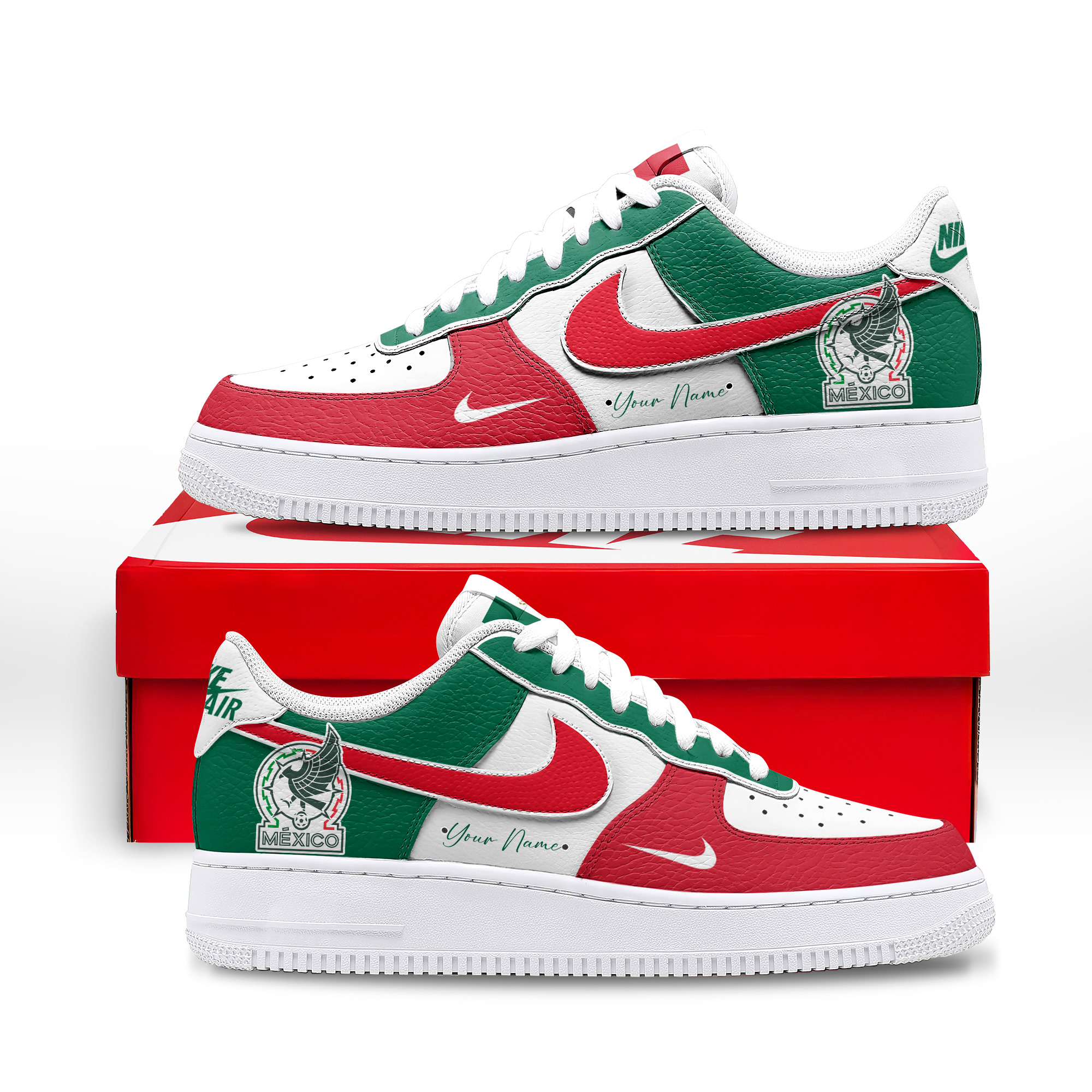 Mexico | Premium WC26 Custom AF1 Shoes - Image 2