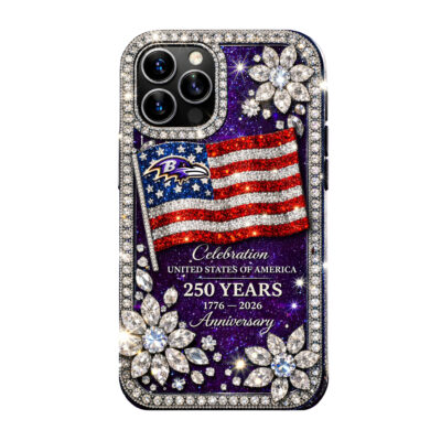 Alternative view of Baltimore Ravens | Premium NFL Celebration United States Of America 250 Years Luxury Phone Case