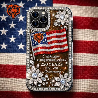Chicago Bears | Premium NFL Celebration United States Of America 250 Years Luxury Phone Case