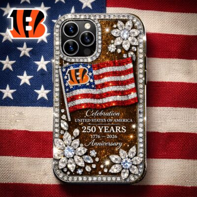 Cincinnati Bengals | Premium NFL Celebration United States Of America 250 Years Luxury Phone Case