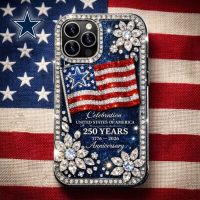 Dallas Cowboys | Premium NFL Celebration United States Of America 250 Years Luxury Phone Case