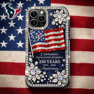 Houston Texans | Premium NFL Celebration United States Of America 250 Years Luxury Phone Case