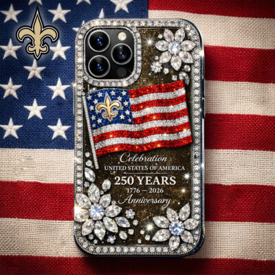New Orleans Saints | Premium NFL Celebration United States Of America 250 Years Luxury Phone Case