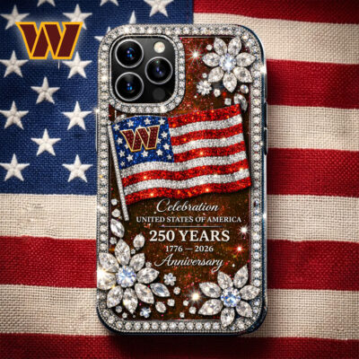 Washington Commanders | Premium NFL Celebration United States Of America 250 Years Luxury Phone Case