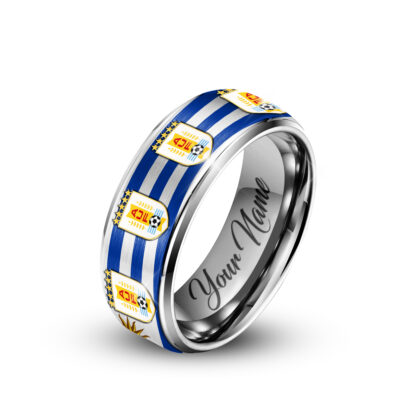 Alternative view of Uruguay | Premium WC26 National Team Silver Tungsten Ring