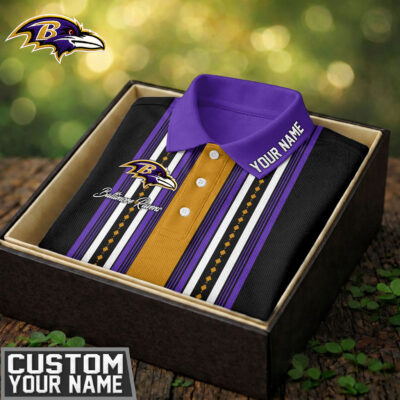 Baltimore Ravens | Premium NFL Legacy Sport Custom Polo