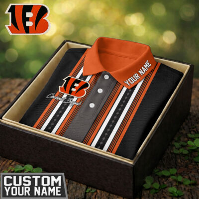 Cincinnati Bengals | Premium NFL Legacy Sport Custom Polo - 3XL