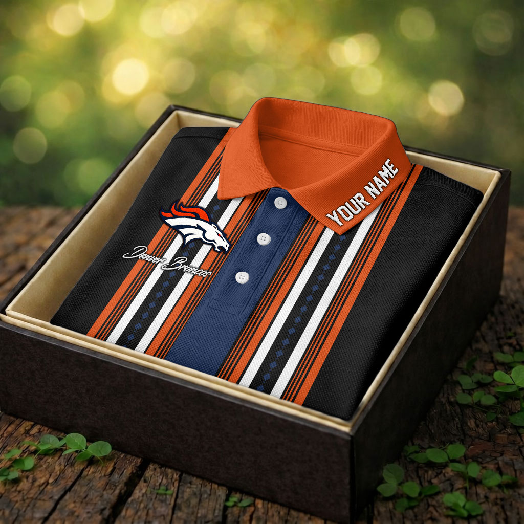Denver Broncos | Premium NFL Legacy Sport Custom Polo - Image 2