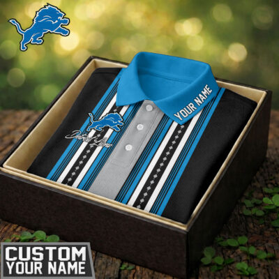 Detroit Lions | Premium NFL Legacy Sport Custom Polo