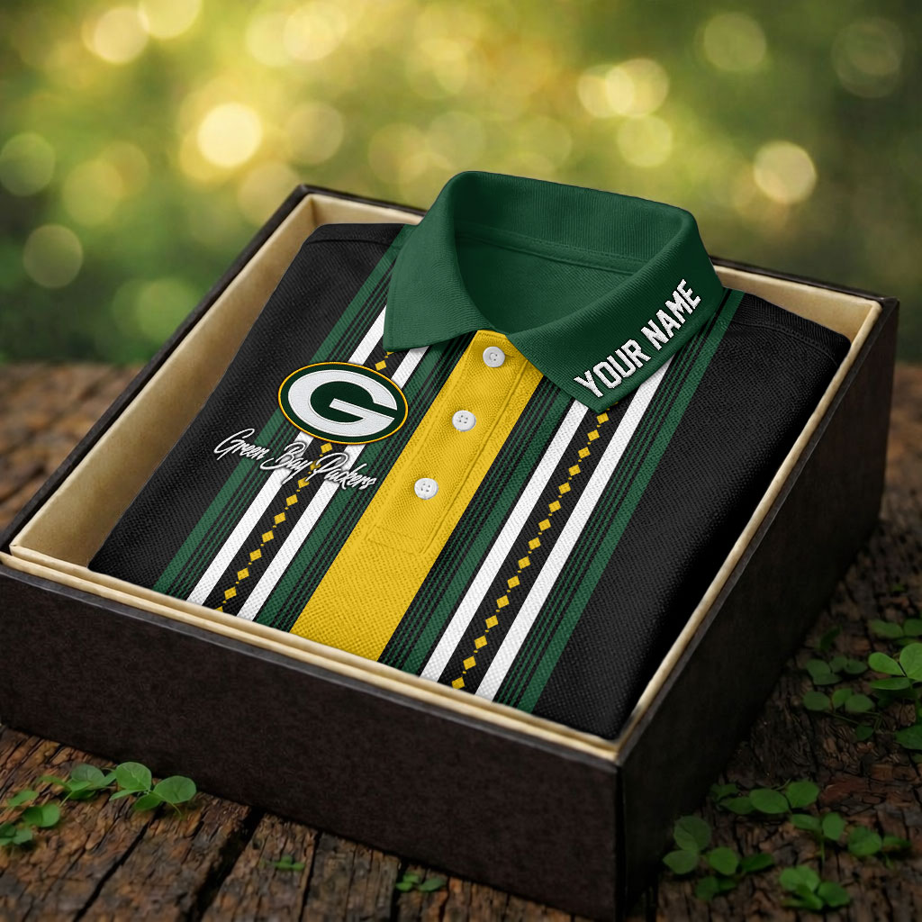 Green Bay Packers | Premium NFL Legacy Sport Custom Polo - Image 2
