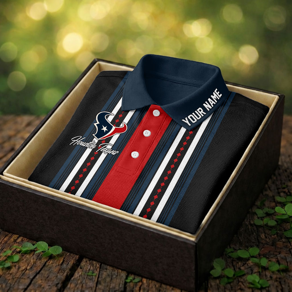 Houston Texans | Premium NFL Legacy Sport Custom Polo - Image 2
