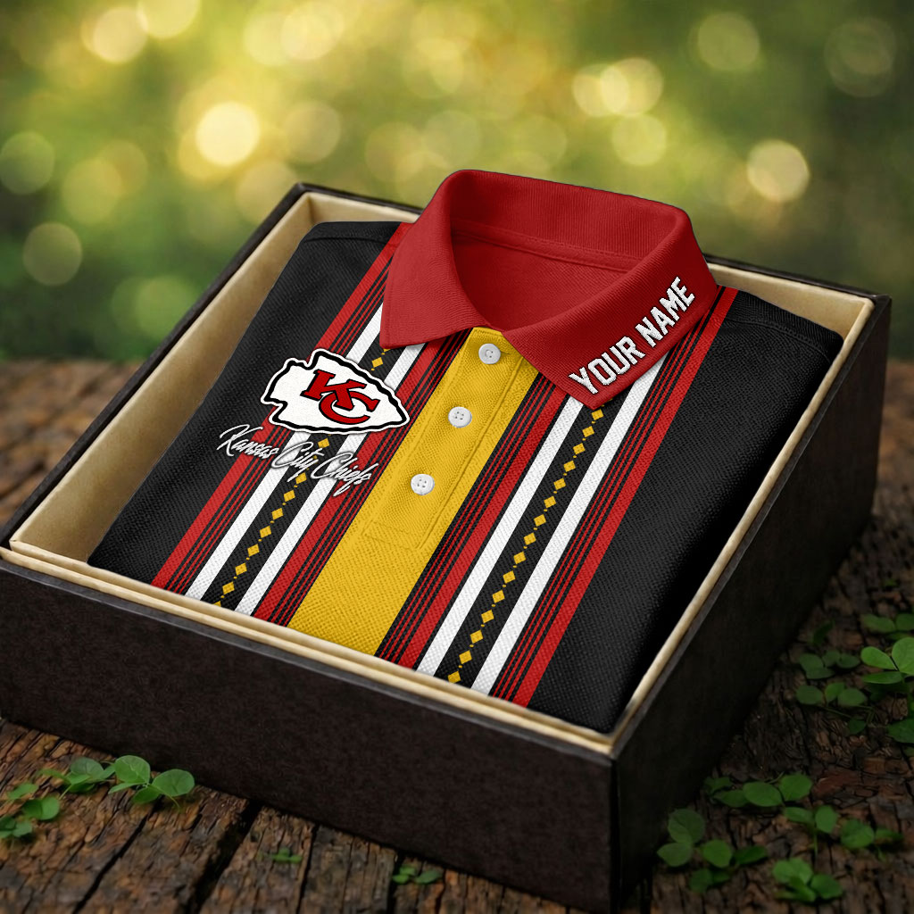 Kansas City Chiefs | Premium NFL Legacy Sport Custom Polo - Image 2