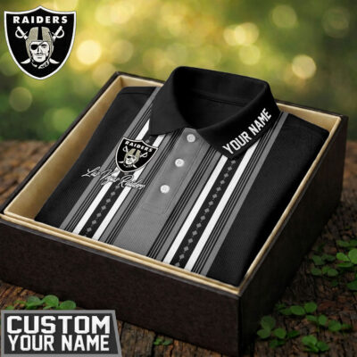 Las Vegas Raiders | Premium NFL Legacy Sport Custom Polo