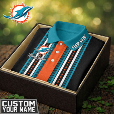 Miami Dolphins | Premium NFL Legacy Sport Custom Polo - S