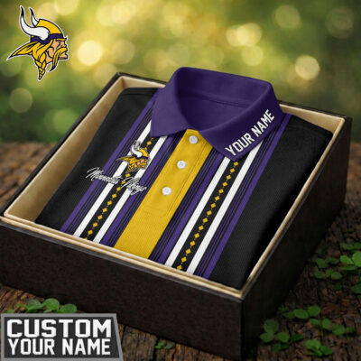 Minnesota Vikings | Premium NFL Legacy Sport Custom Polo