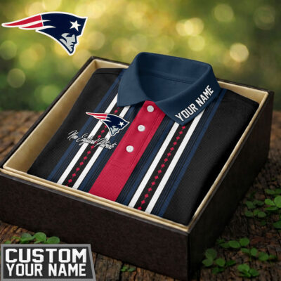 New England Patriots | Premium NFL Legacy Sport Custom Polo - XL