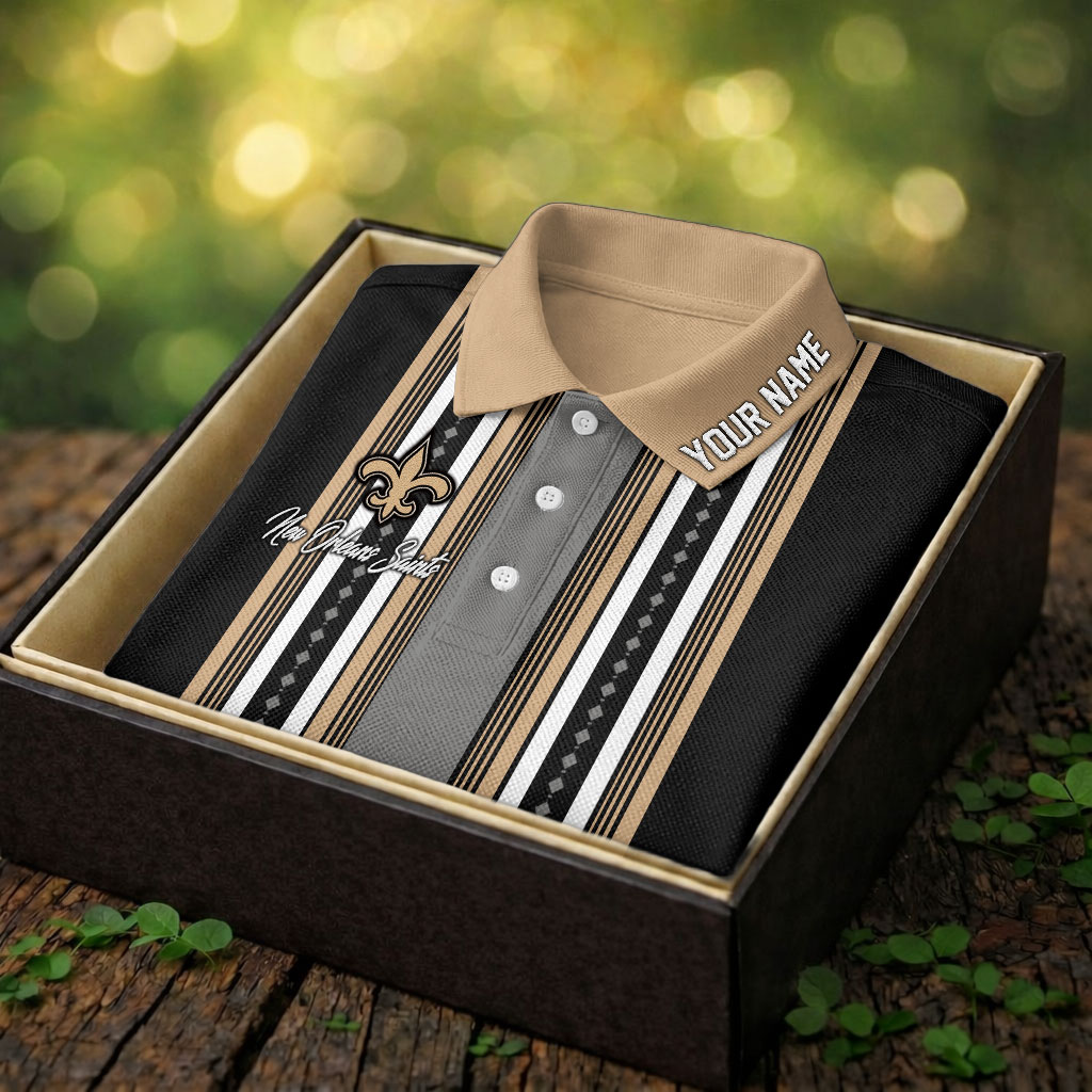 New Orleans Saints | Premium NFL Legacy Sport Custom Polo - Image 2
