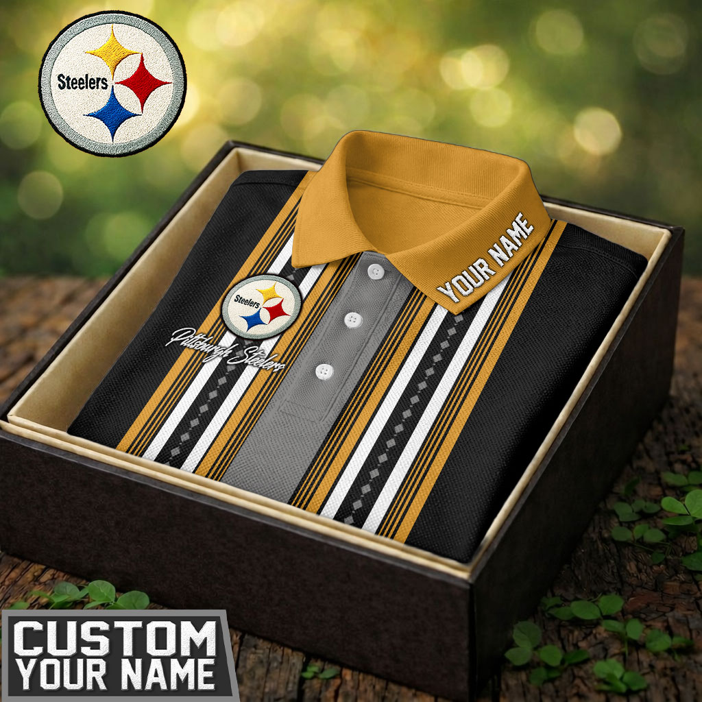 Pittsburgh Steelers | Premium NFL Legacy Sport Custom Polo