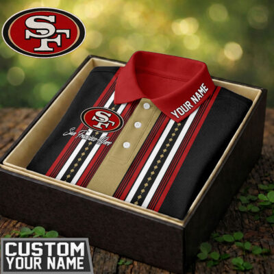 San Francisco 49ers | Premium NFL Legacy Sport Custom Polo