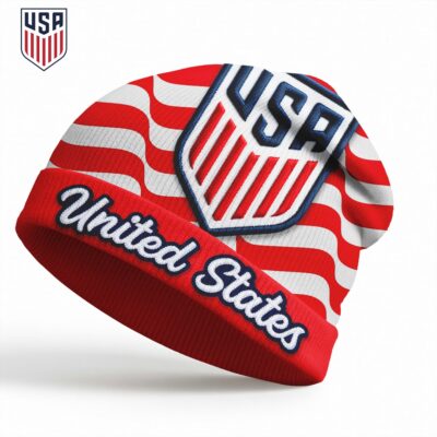 United States | Premium WC26 Soccer Fan Beanie Hat