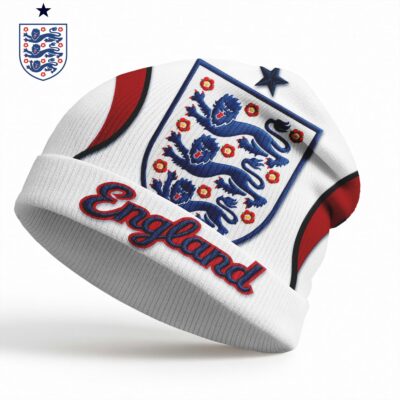 England | Premium WC26 Soccer Fan Beanie Hat