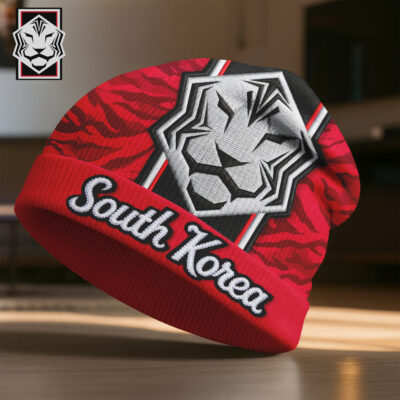 Alternative view of South Korea | Premium WC26 Soccer Fan Beanie Hat