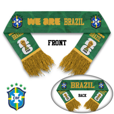 Brazil | Premium WC26 Game Day Scarf