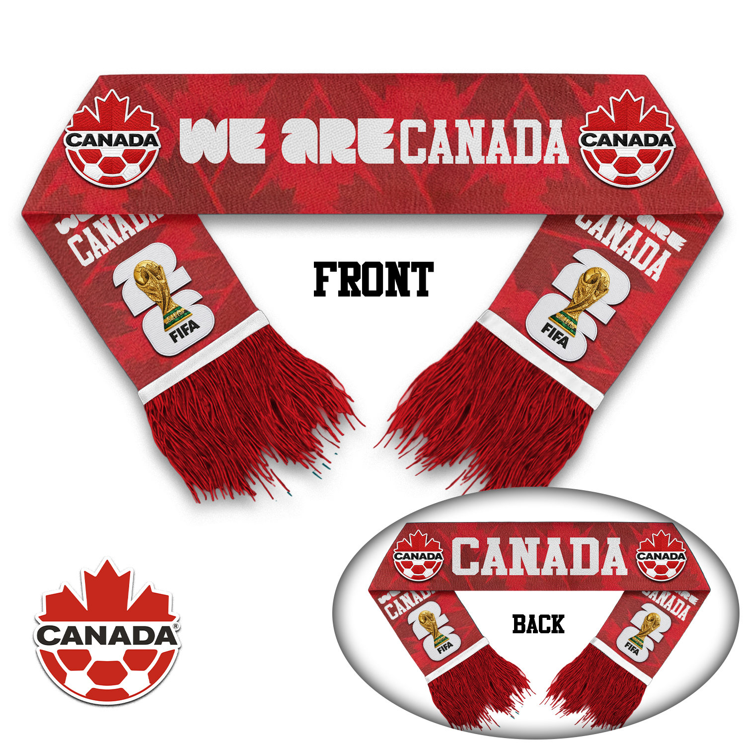 Canada | Premium WC26 Game Day Scarf