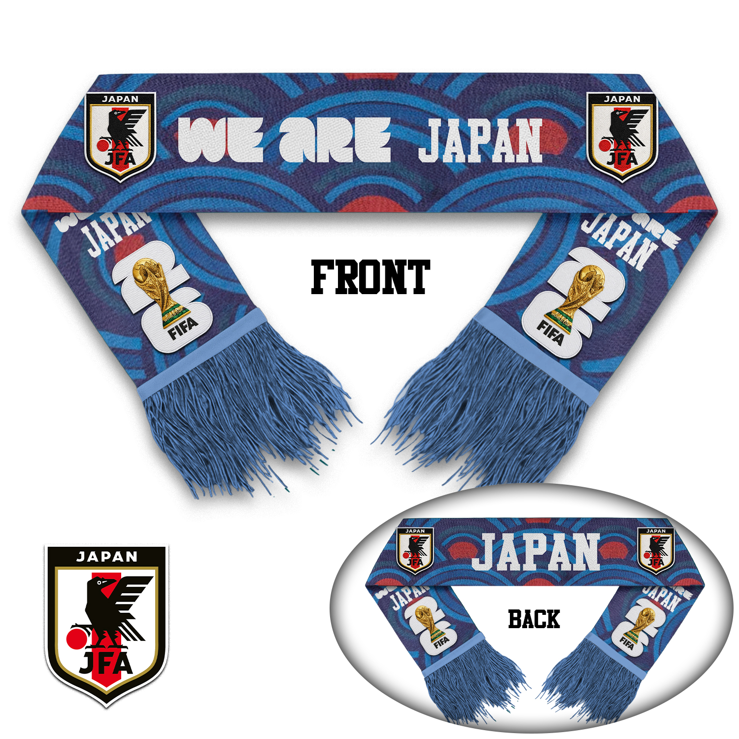 Japan | Premium WC26 Game Day Scarf