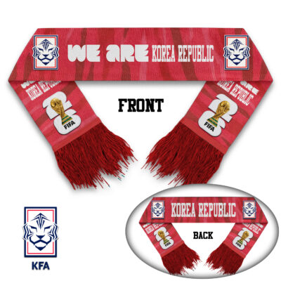 Korea Republic | Premium WC26 Game Day Scarf