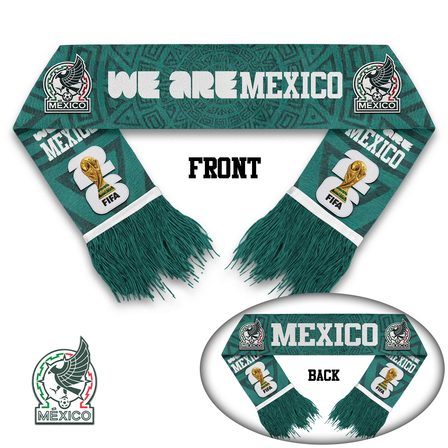 Mexico | Premium WC26 Game Day Scarf