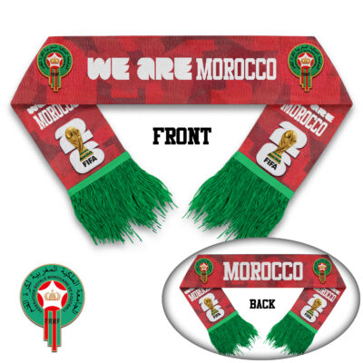 Morocco | Premium WC26 Game Day Scarf - 150cm