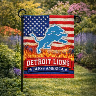Detroit Lions | Premium NFL 250 Years Of America Freedom Flag