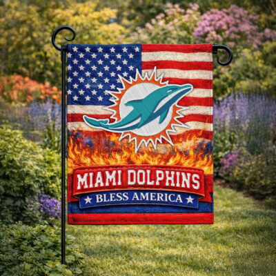 Miami Dolphins | Premium NFL 250 Years Of America Freedom Flag