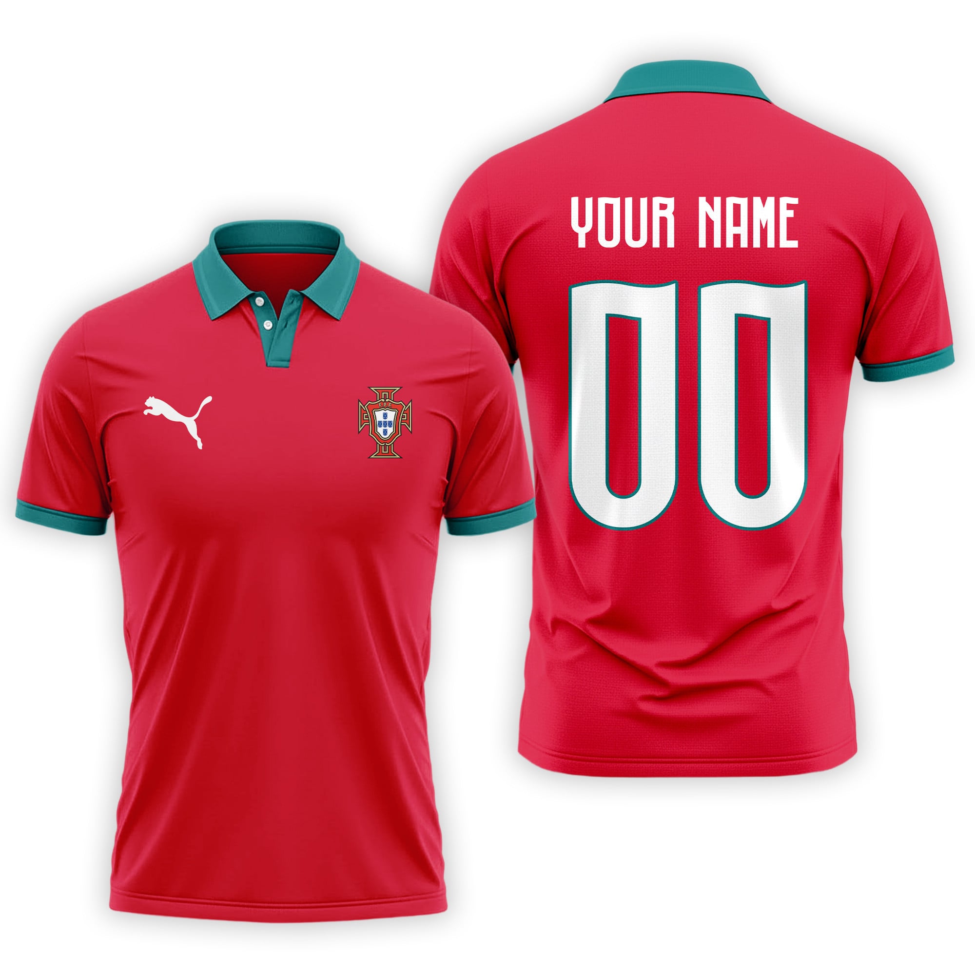 Portugal | Premium WC26 Fan 3D Polo