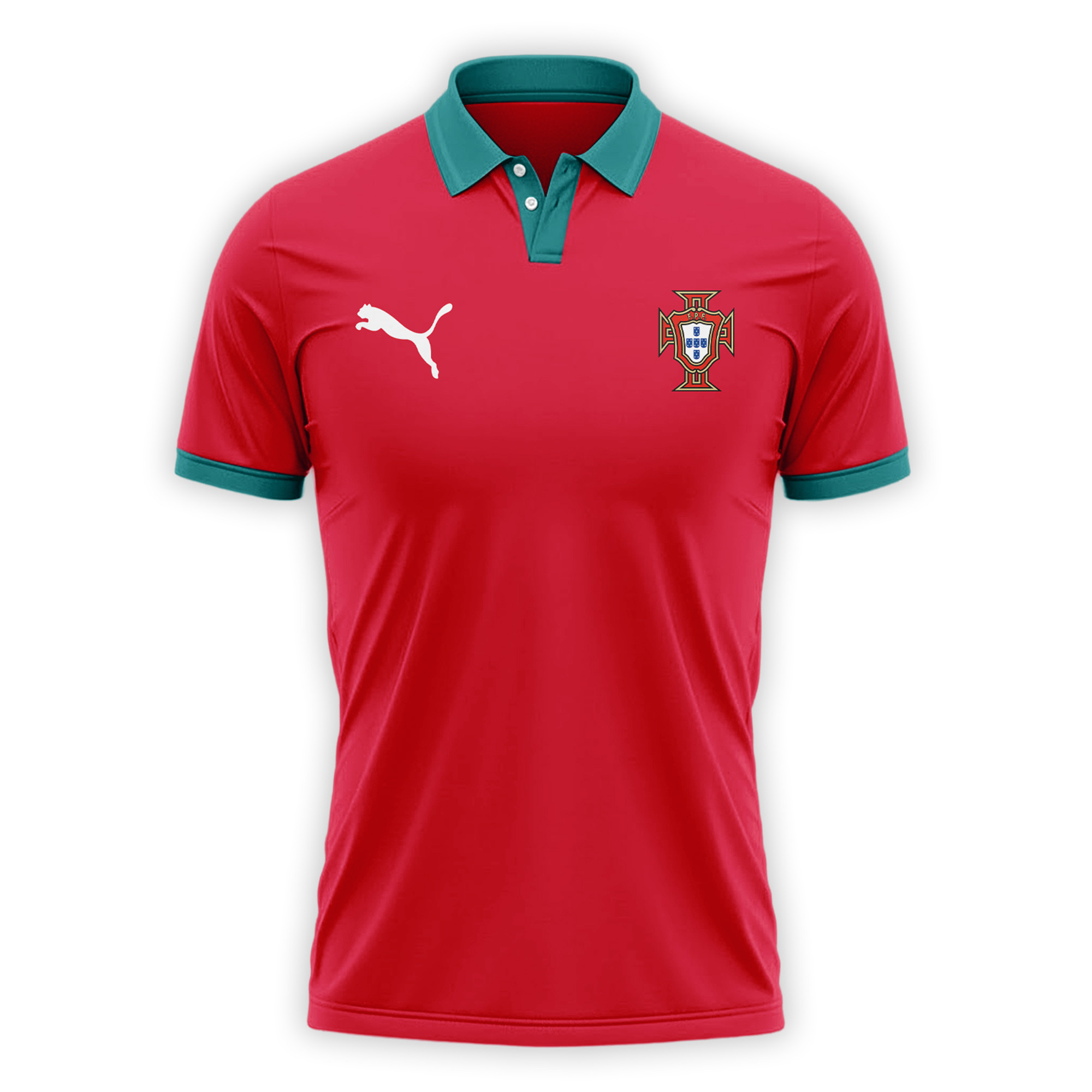 Portugal | Premium WC26 Fan 3D Polo - Image 3