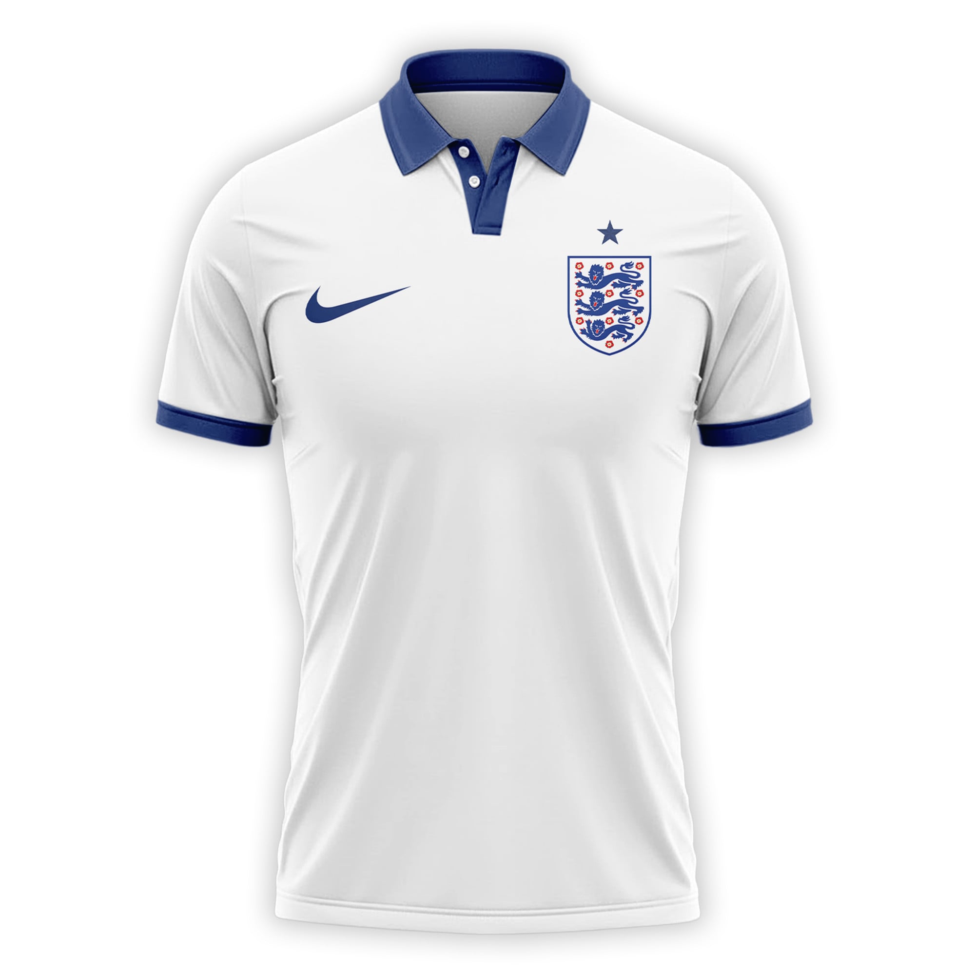 England | Premium WC26 Fan 3D Polo - Image 3