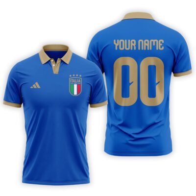 Italy | Premium WC26 Fan 3D Polo - XS