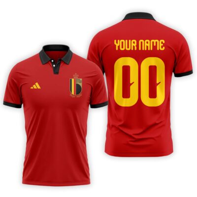 Belgium | Premium WC26 Fan 3D Polo - M