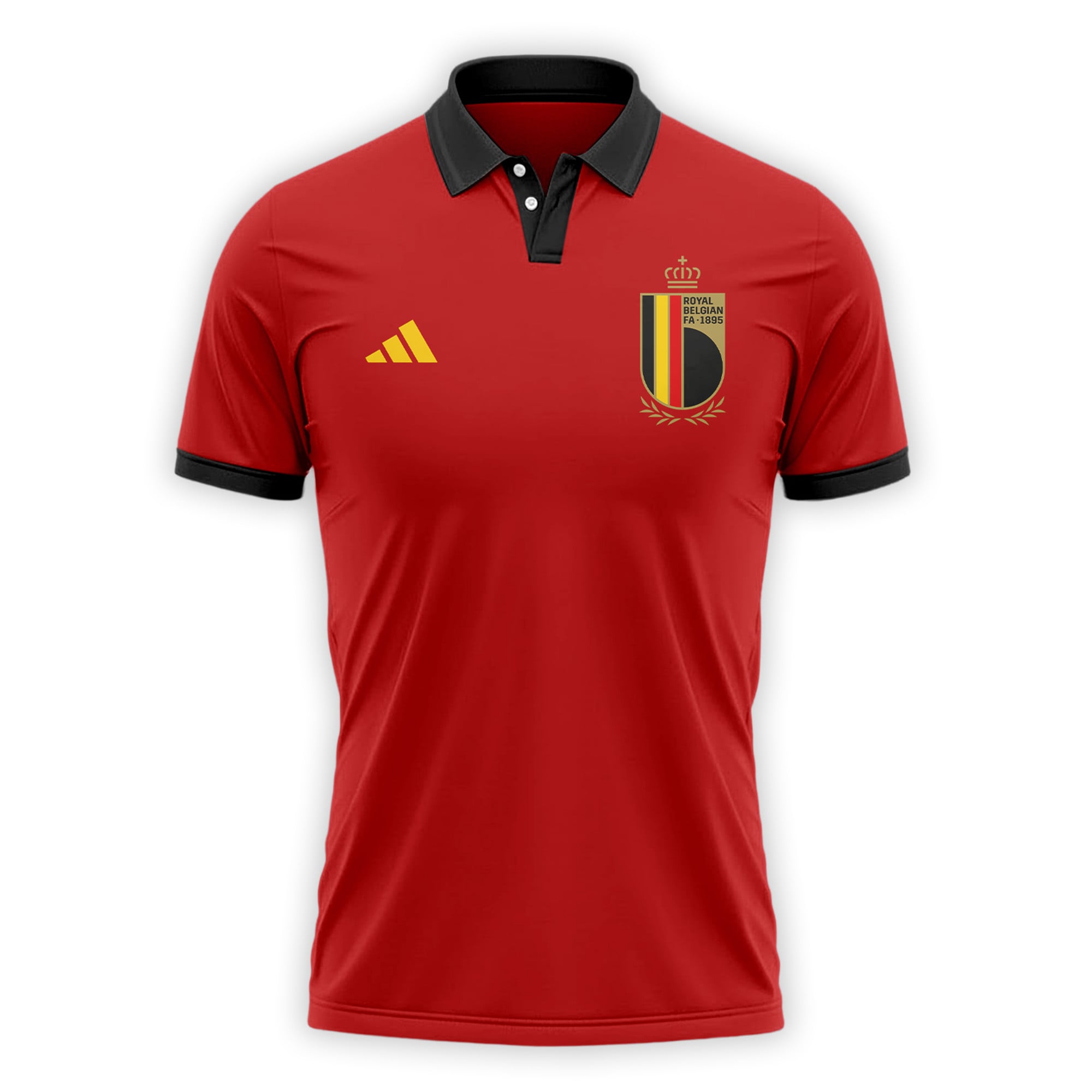 Belgium | Premium WC26 Fan 3D Polo - Image 2